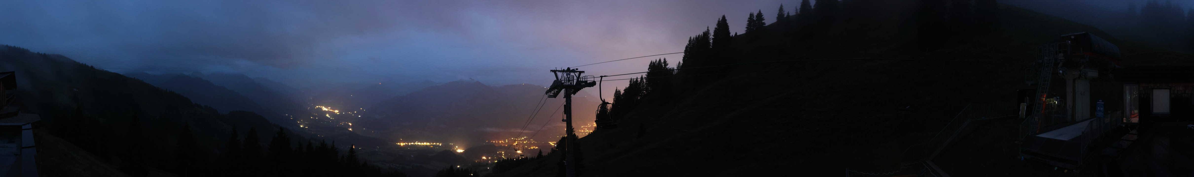 Archiv Foto Webcam Blick von der Bichlalm über Kitzbühel