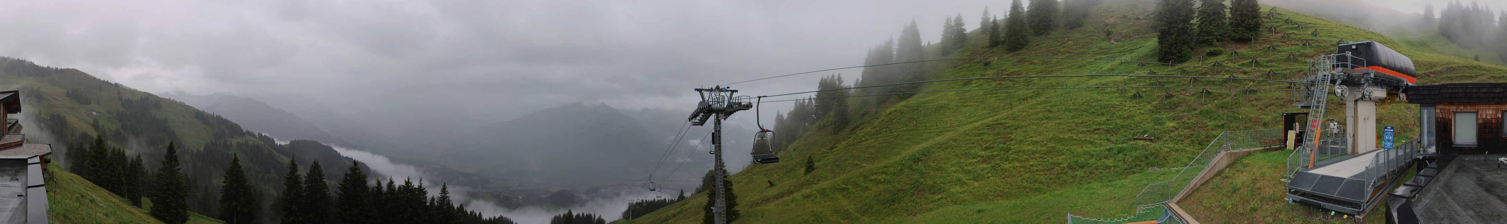 Archiv Foto Webcam Blick von der Bichlalm über Kitzbühel