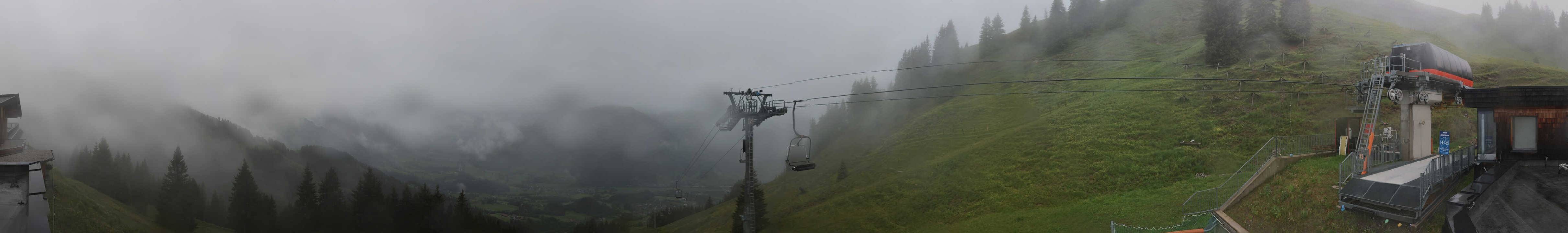 Archiv Foto Webcam Blick von der Bichlalm über Kitzbühel