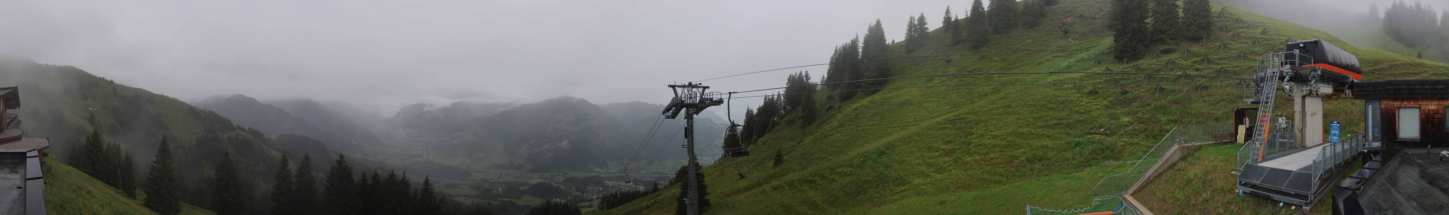 Archiv Foto Webcam Blick von der Bichlalm über Kitzbühel