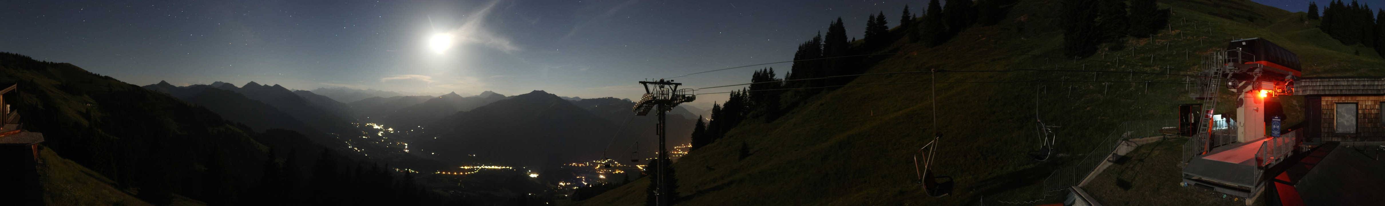 Archiv Foto Webcam Blick von der Bichlalm über Kitzbühel