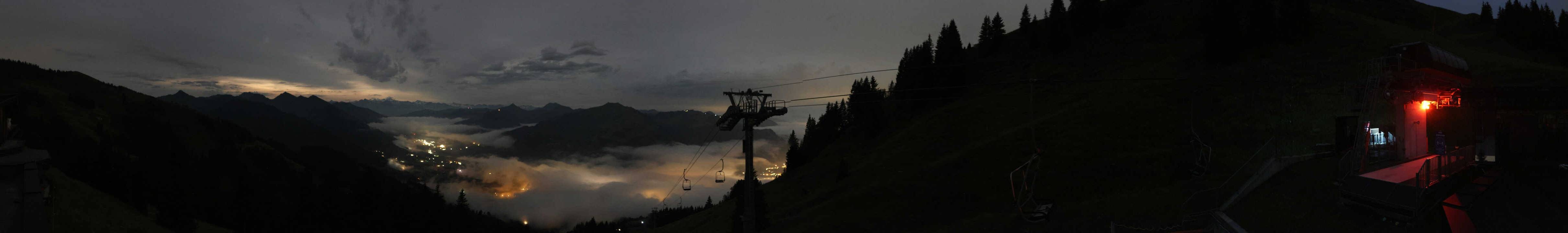 Archiv Foto Webcam Blick von der Bichlalm über Kitzbühel