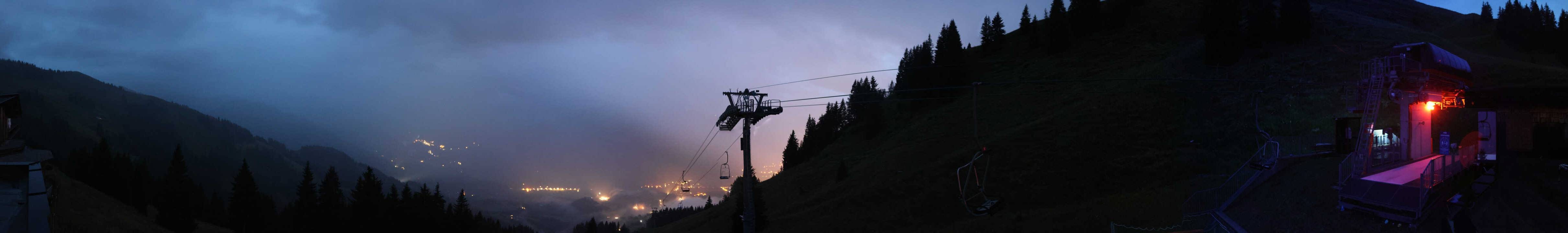 Archiv Foto Webcam Blick von der Bichlalm über Kitzbühel
