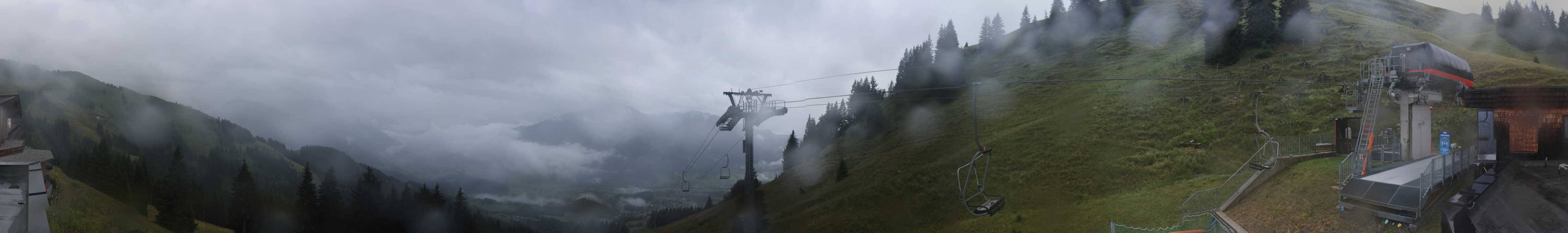 Archiv Foto Webcam Blick von der Bichlalm über Kitzbühel