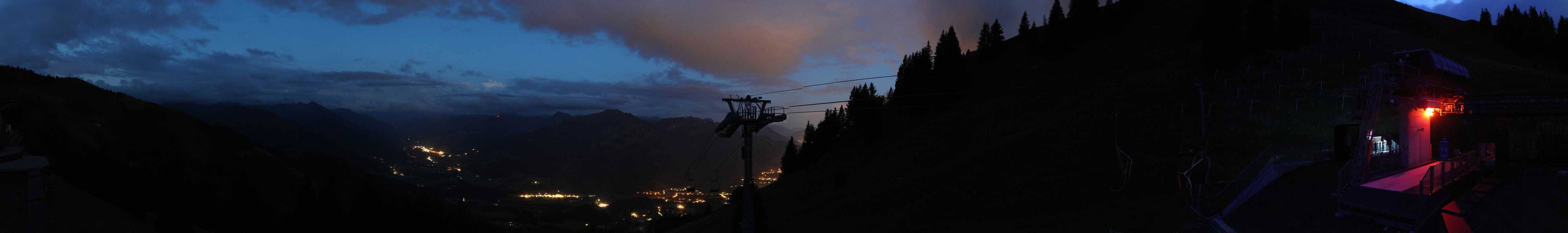 Archiv Foto Webcam Blick von der Bichlalm über Kitzbühel