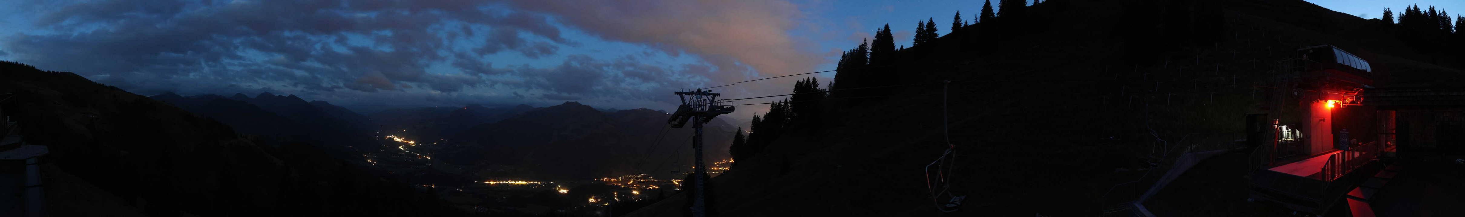Archiv Foto Webcam Blick von der Bichlalm über Kitzbühel