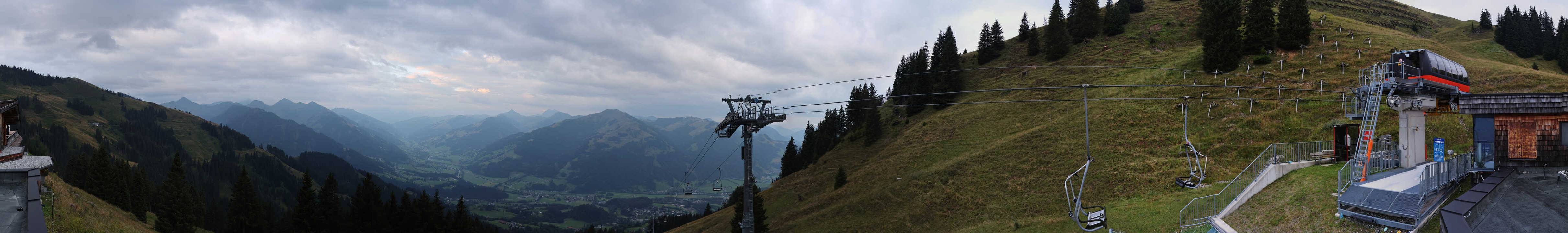 Archiv Foto Webcam Blick von der Bichlalm über Kitzbühel