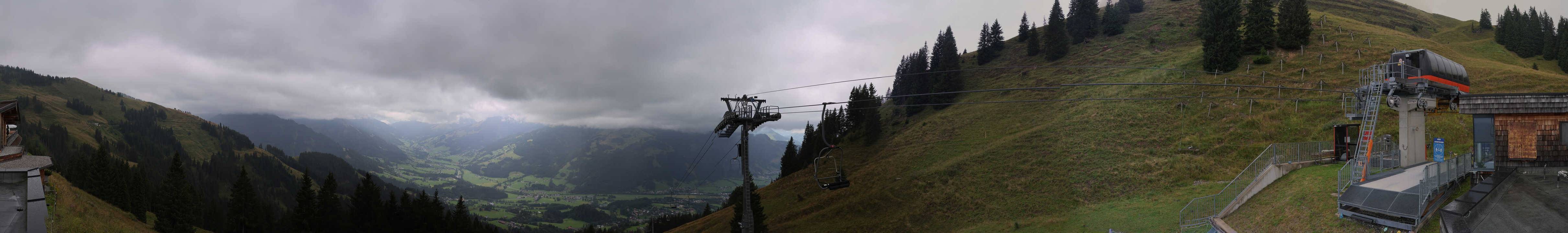 Archiv Foto Webcam Blick von der Bichlalm über Kitzbühel