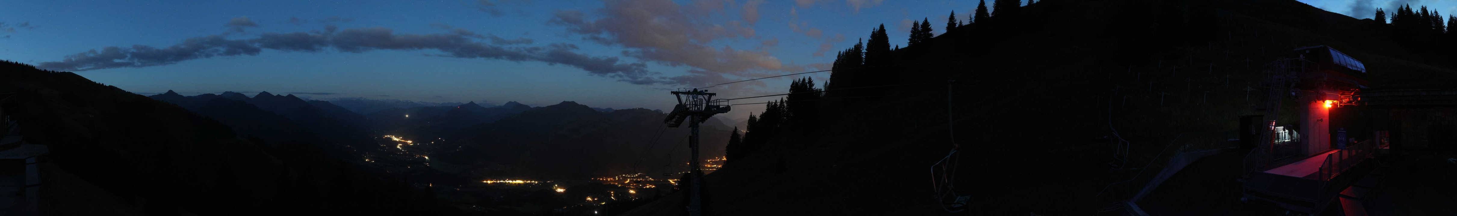 Archiv Foto Webcam Blick von der Bichlalm über Kitzbühel