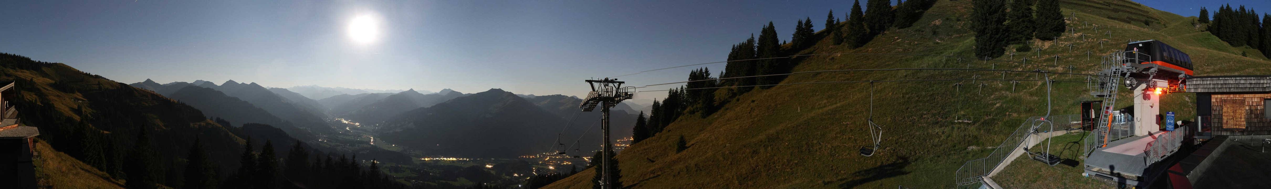 Archiv Foto Webcam Blick von der Bichlalm über Kitzbühel