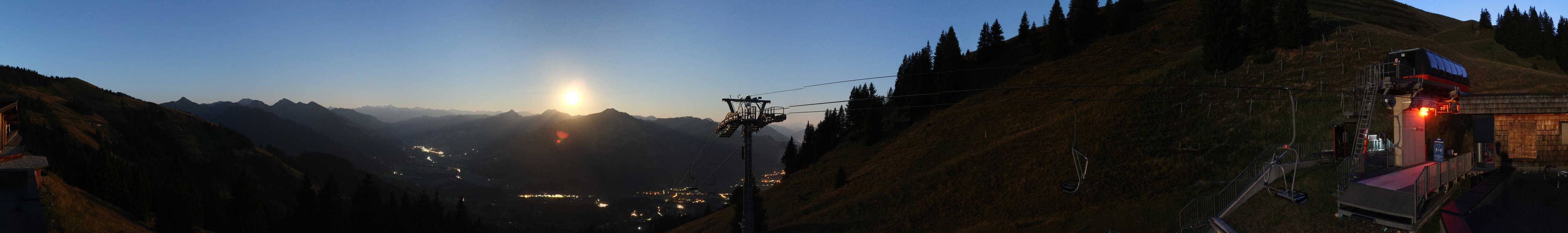 Archiv Foto Webcam Blick von der Bichlalm über Kitzbühel
