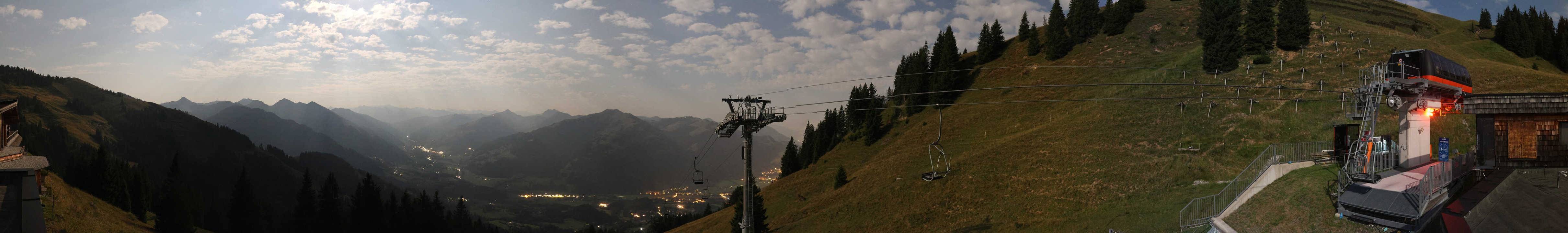 Archiv Foto Webcam Blick von der Bichlalm über Kitzbühel