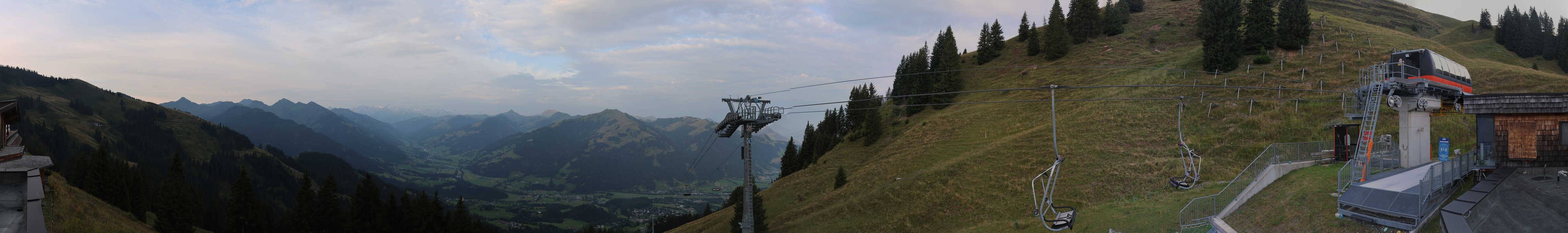 Archiv Foto Webcam Blick von der Bichlalm über Kitzbühel