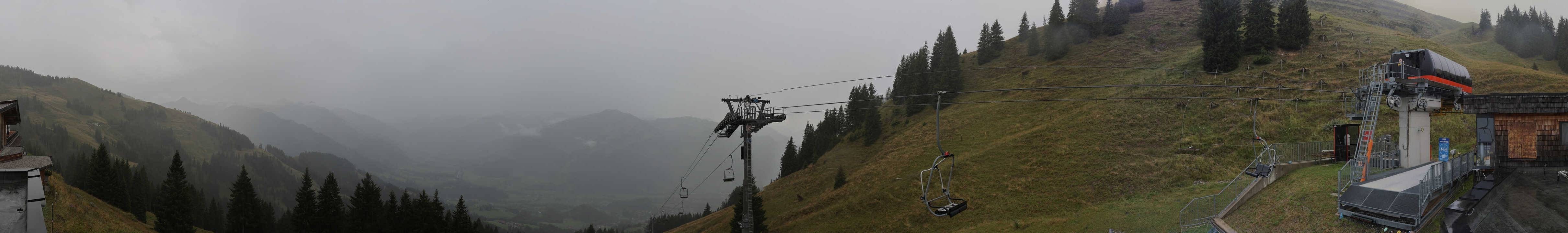 Archiv Foto Webcam Blick von der Bichlalm über Kitzbühel