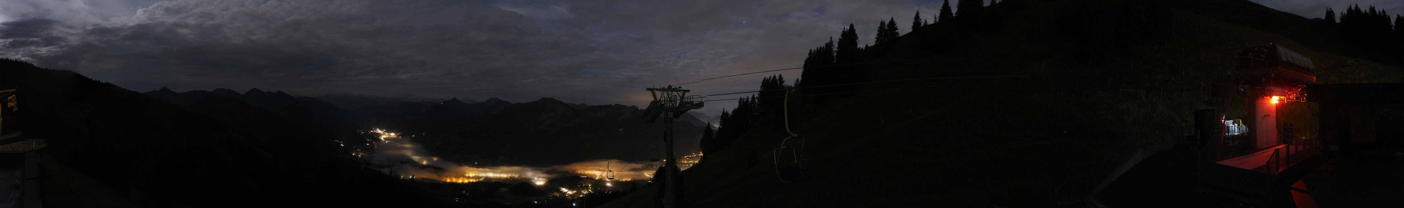 Archiv Foto Webcam Blick von der Bichlalm über Kitzbühel