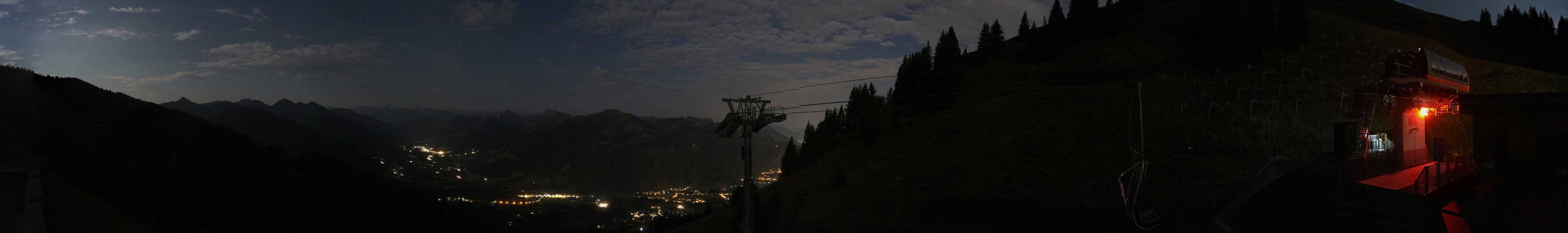 Archiv Foto Webcam Blick von der Bichlalm über Kitzbühel