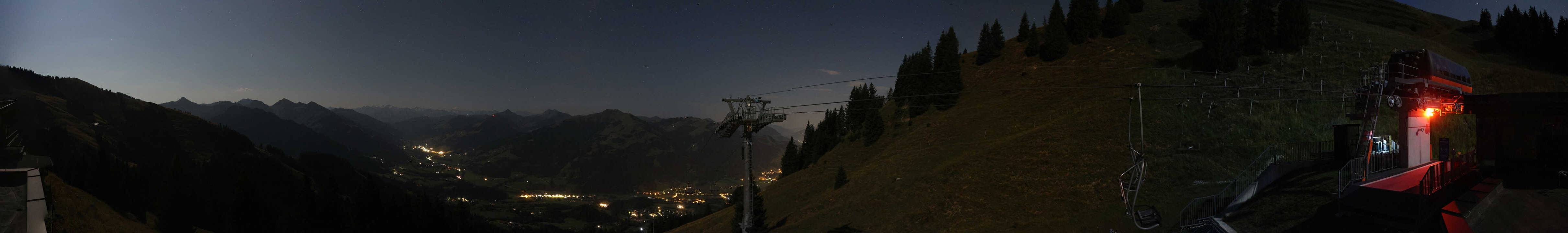 Archiv Foto Webcam Blick von der Bichlalm über Kitzbühel