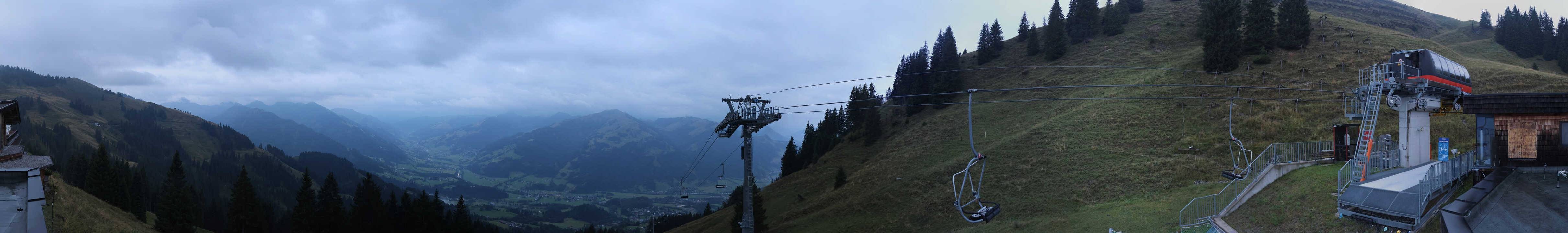 Archiv Foto Webcam Blick von der Bichlalm über Kitzbühel