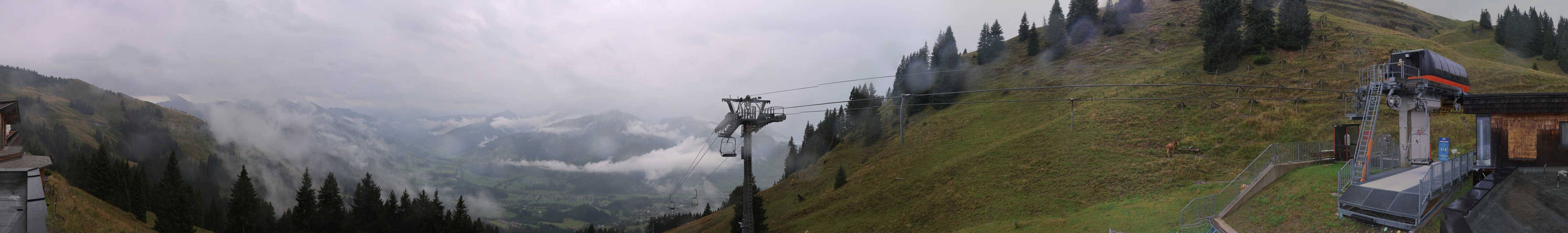 Archiv Foto Webcam Blick von der Bichlalm über Kitzbühel