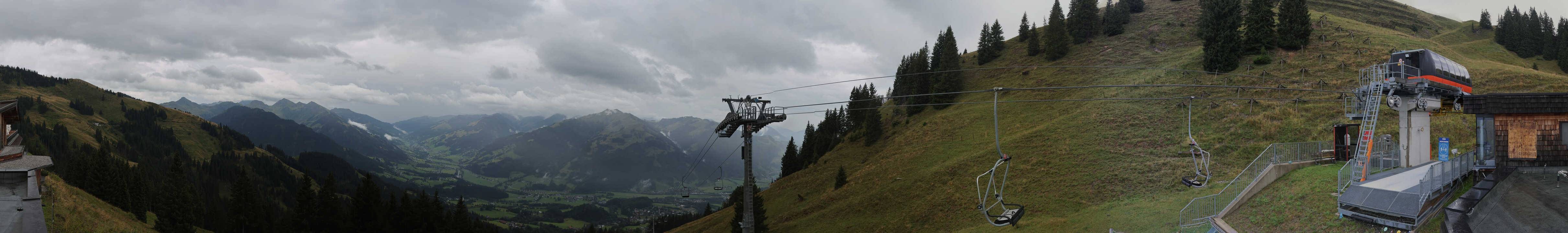 Archiv Foto Webcam Blick von der Bichlalm über Kitzbühel