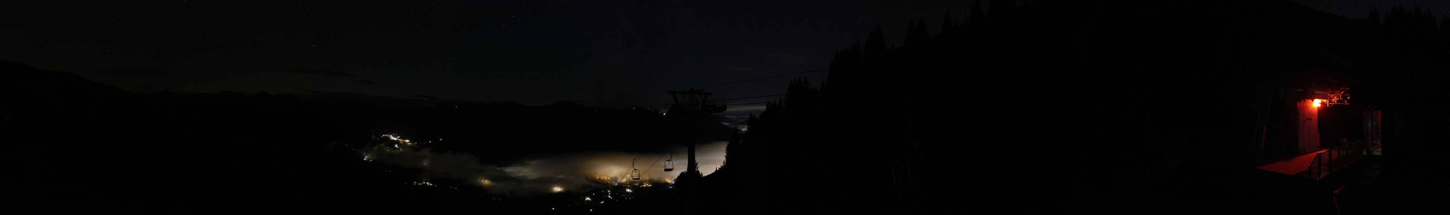 Archiv Foto Webcam Blick von der Bichlalm über Kitzbühel