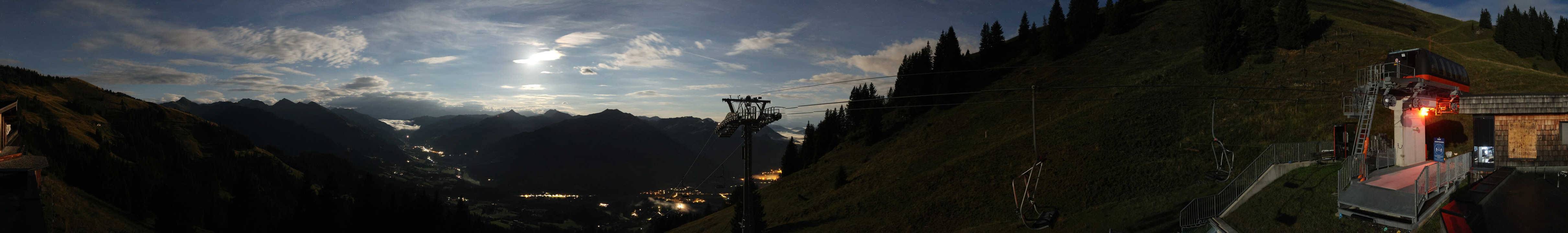 Archiv Foto Webcam Blick von der Bichlalm über Kitzbühel