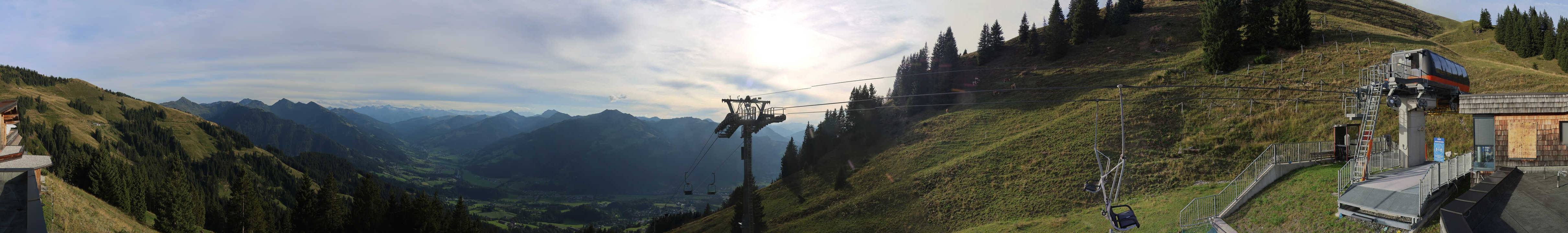 Archiv Foto Webcam Blick von der Bichlalm über Kitzbühel