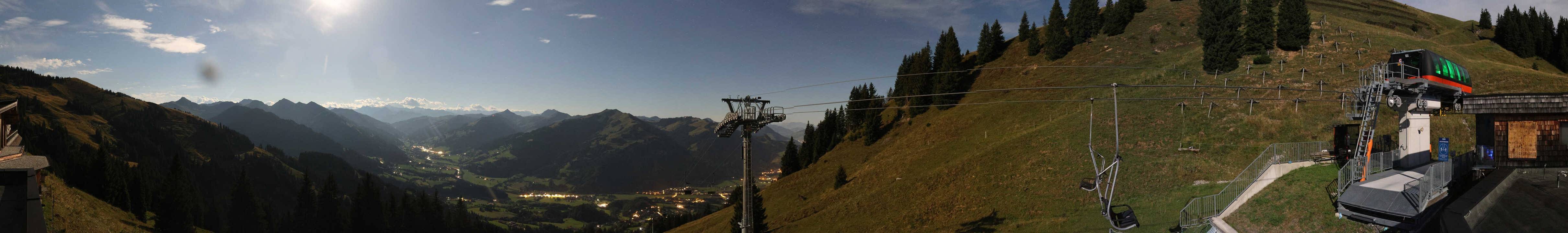 Archiv Foto Webcam Blick von der Bichlalm über Kitzbühel