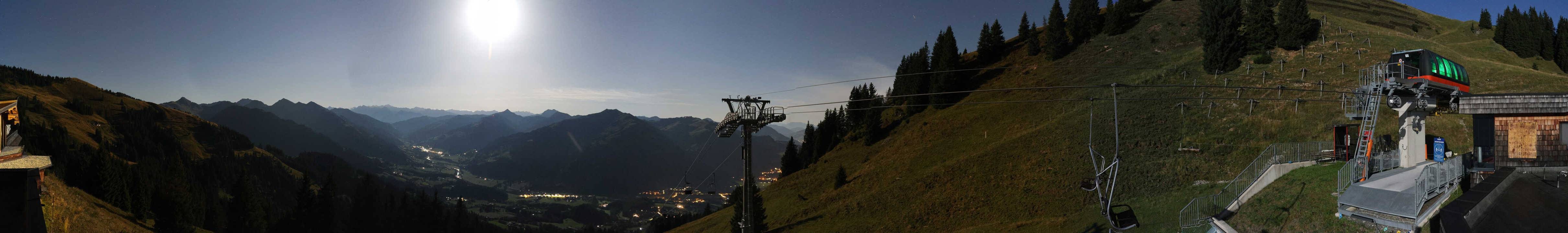 Archiv Foto Webcam Blick von der Bichlalm über Kitzbühel