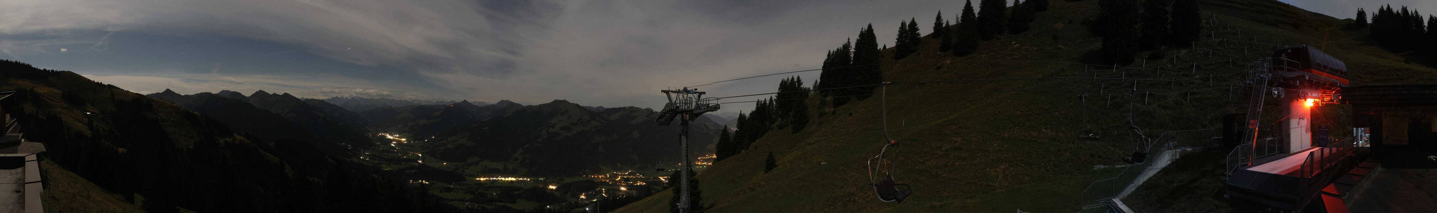 Archiv Foto Webcam Blick von der Bichlalm über Kitzbühel