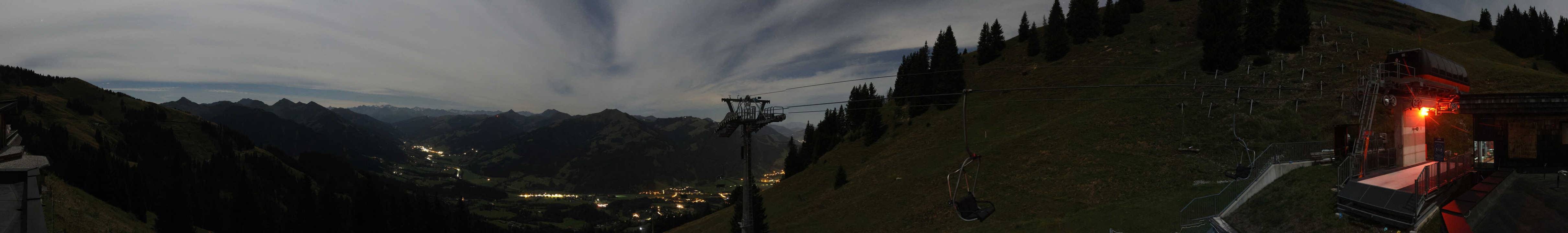 Archiv Foto Webcam Blick von der Bichlalm über Kitzbühel