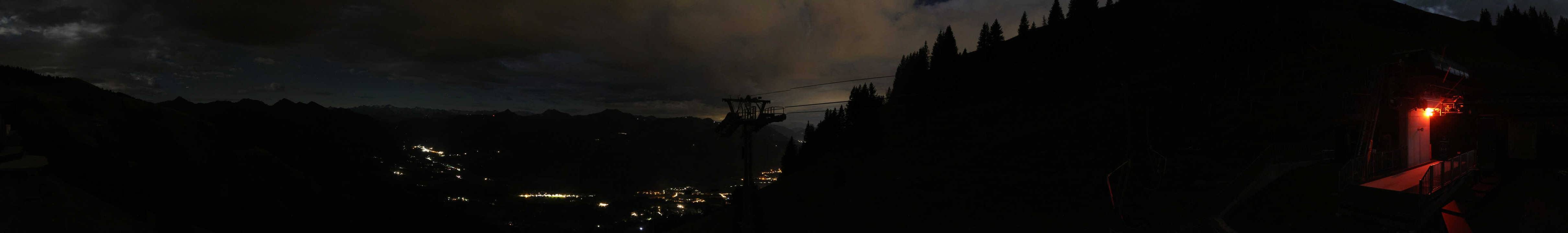 Archiv Foto Webcam Blick von der Bichlalm über Kitzbühel