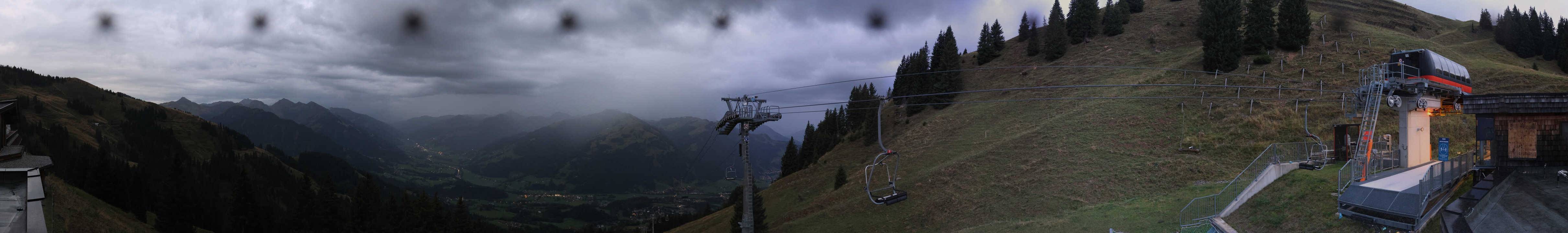 Archiv Foto Webcam Blick von der Bichlalm über Kitzbühel