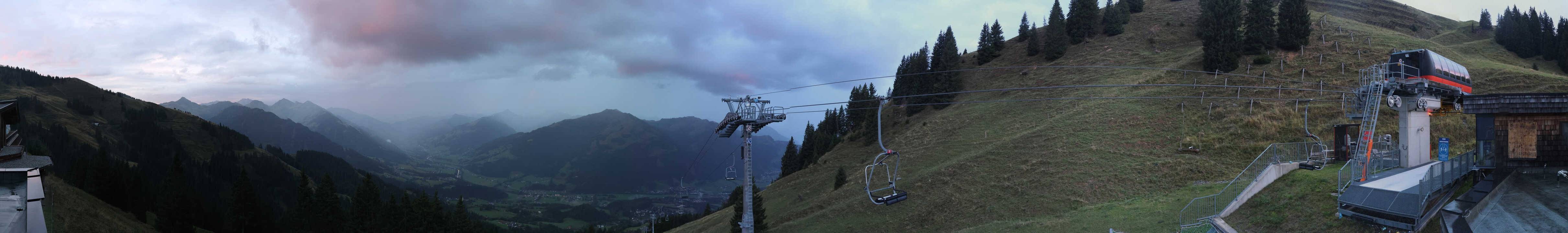 Archiv Foto Webcam Blick von der Bichlalm über Kitzbühel