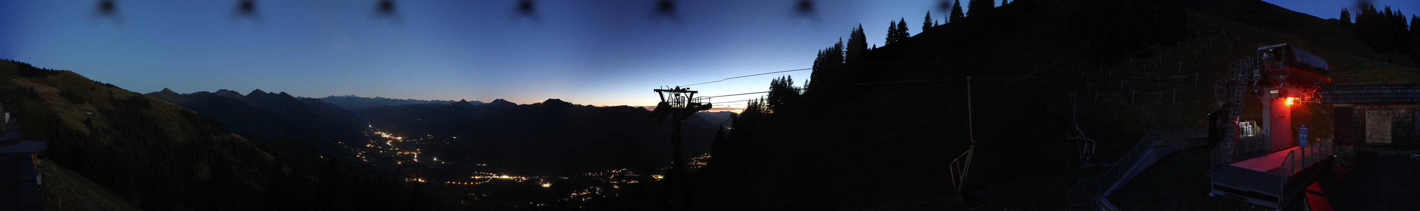 Archiv Foto Webcam Blick von der Bichlalm über Kitzbühel