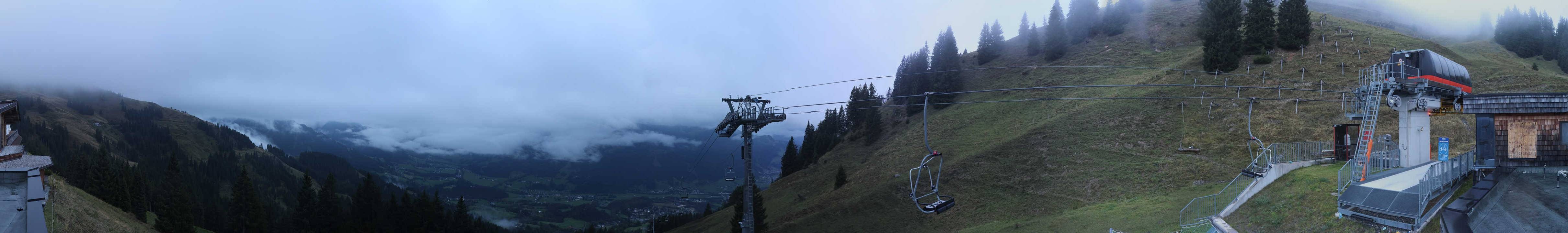 Archiv Foto Webcam Blick von der Bichlalm über Kitzbühel
