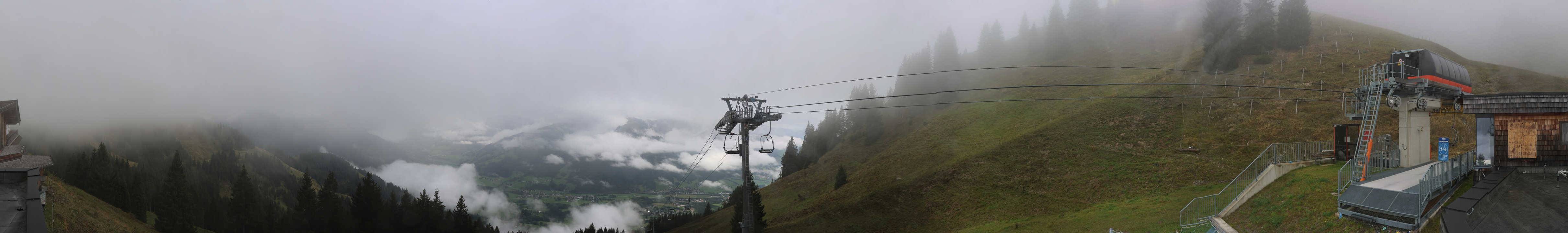 Archiv Foto Webcam Blick von der Bichlalm über Kitzbühel