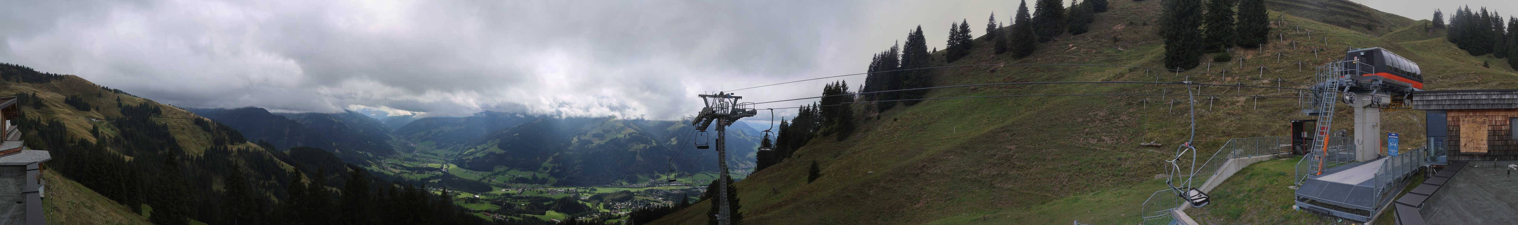 Archiv Foto Webcam Blick von der Bichlalm über Kitzbühel