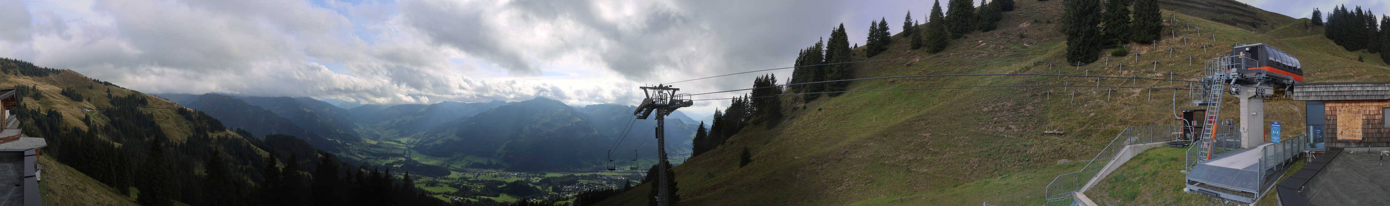 Archiv Foto Webcam Blick von der Bichlalm über Kitzbühel