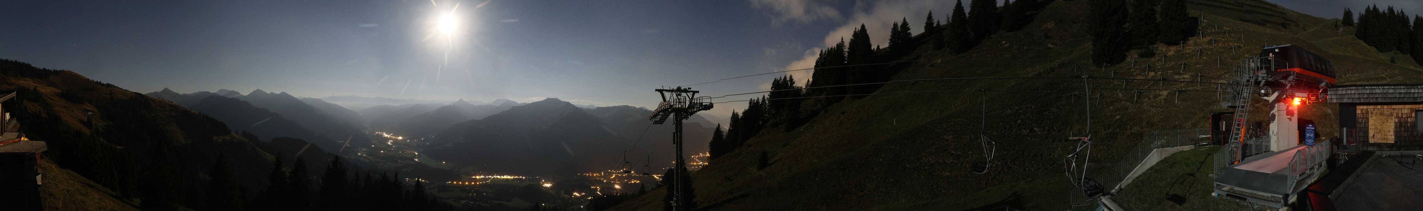 Archiv Foto Webcam Blick von der Bichlalm über Kitzbühel