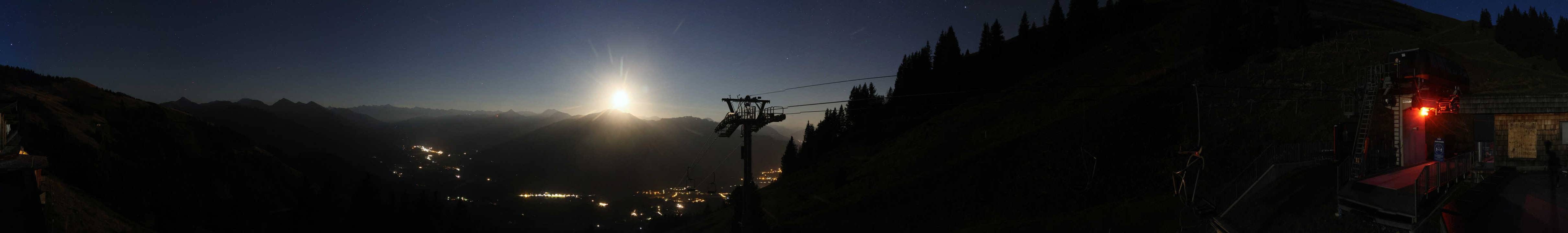 Archiv Foto Webcam Blick von der Bichlalm über Kitzbühel