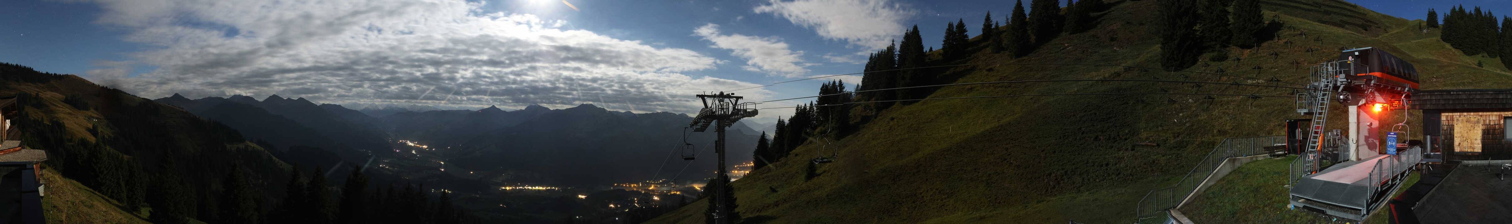 Archiv Foto Webcam Blick von der Bichlalm über Kitzbühel