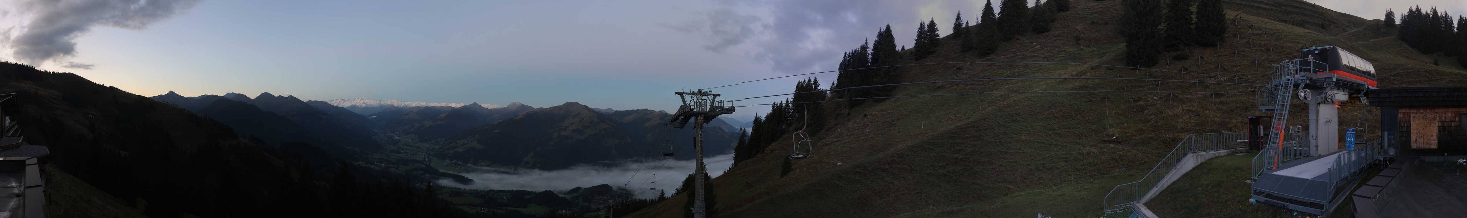 Archiv Foto Webcam Blick von der Bichlalm über Kitzbühel