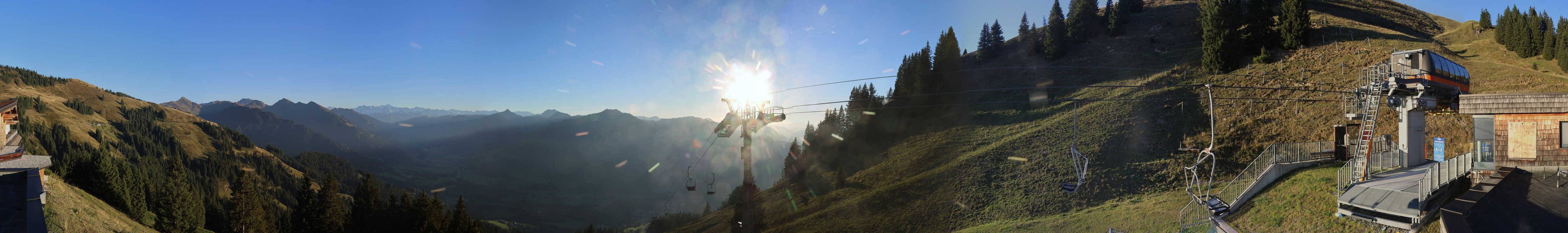 Archiv Foto Webcam Blick von der Bichlalm über Kitzbühel