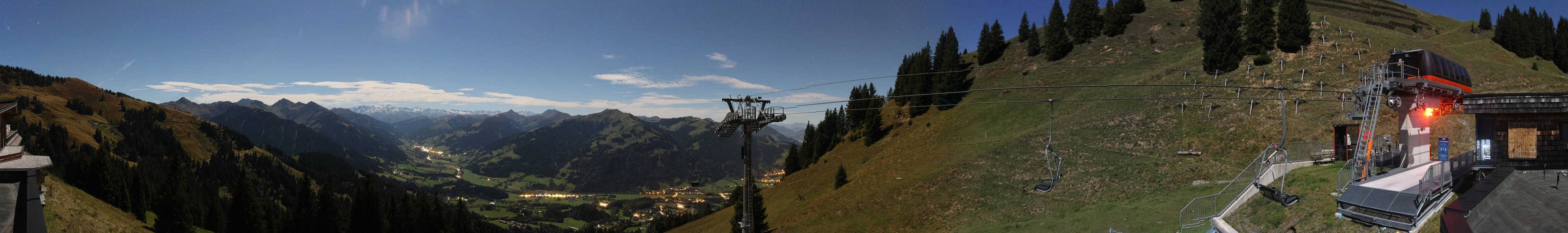 Archiv Foto Webcam Blick von der Bichlalm über Kitzbühel