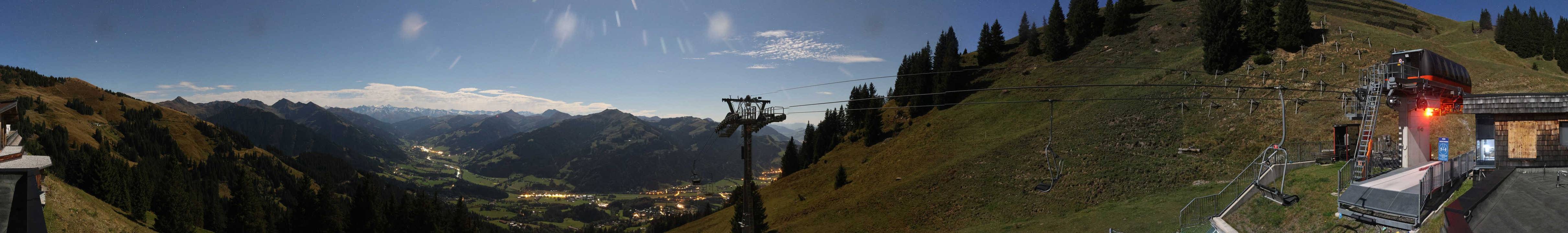 Archiv Foto Webcam Blick von der Bichlalm über Kitzbühel