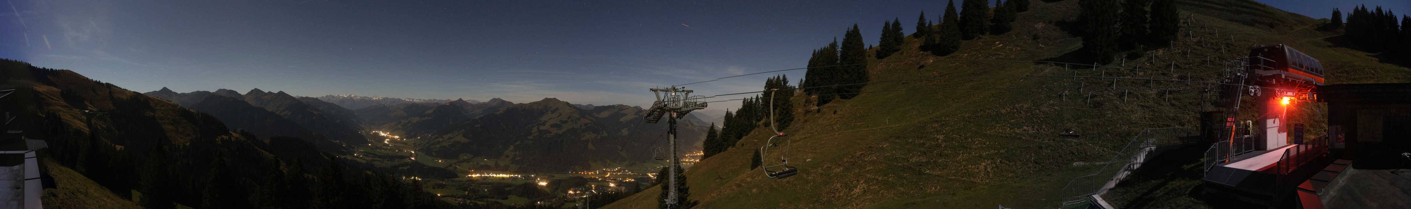 Archiv Foto Webcam Blick von der Bichlalm über Kitzbühel