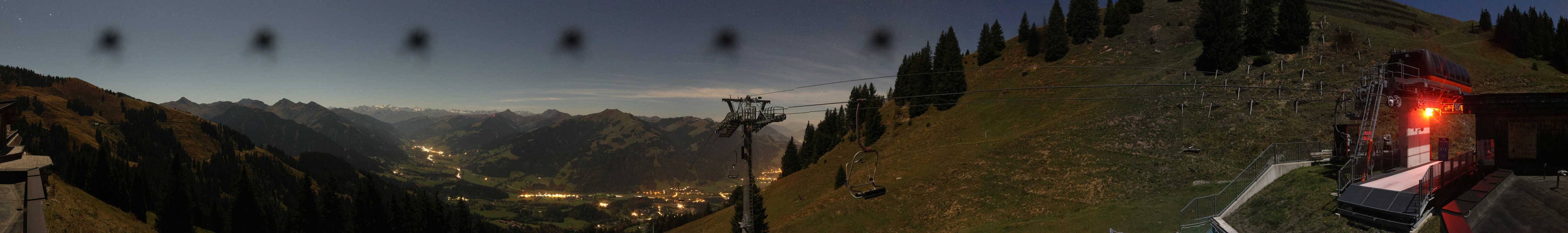 Archiv Foto Webcam Blick von der Bichlalm über Kitzbühel