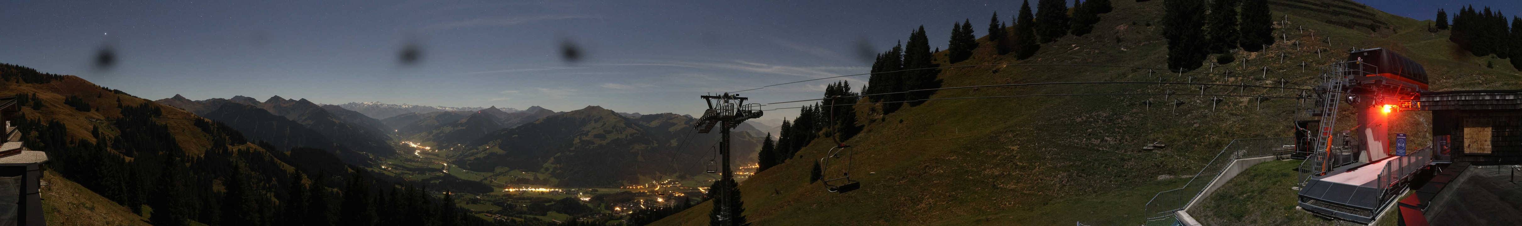 Archiv Foto Webcam Blick von der Bichlalm über Kitzbühel