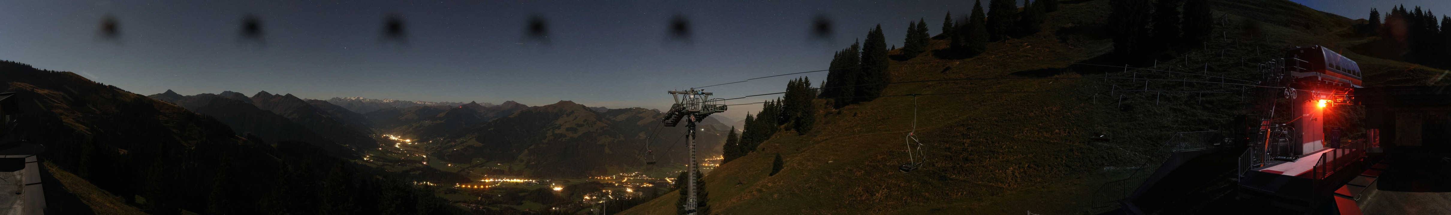 Archiv Foto Webcam Blick von der Bichlalm über Kitzbühel